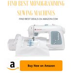 MONOGRAMMING SEWING MACHINES