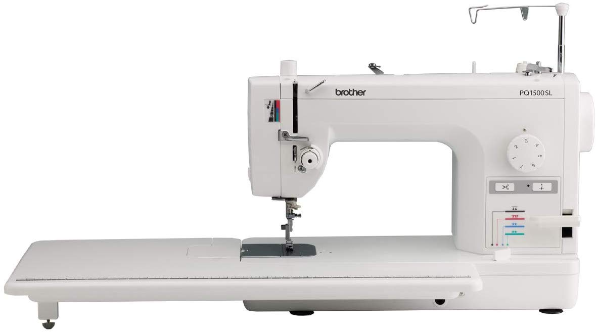 brother pq1500sl sewing and quilting machine isolated on white background