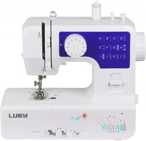 Luby portable sewing machine