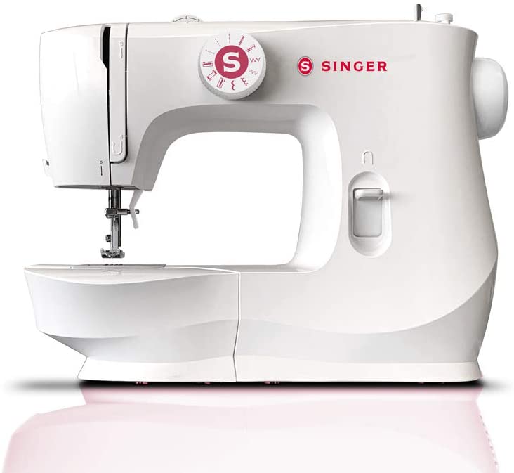singer mechanical mx60 sewing machine isolated on white background