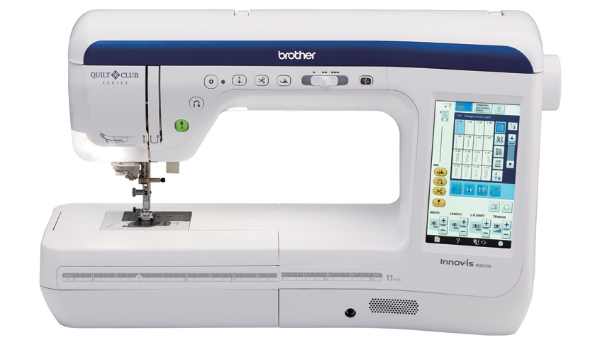 brother bq3100 advanced sewing & quilting machine isolated on white background